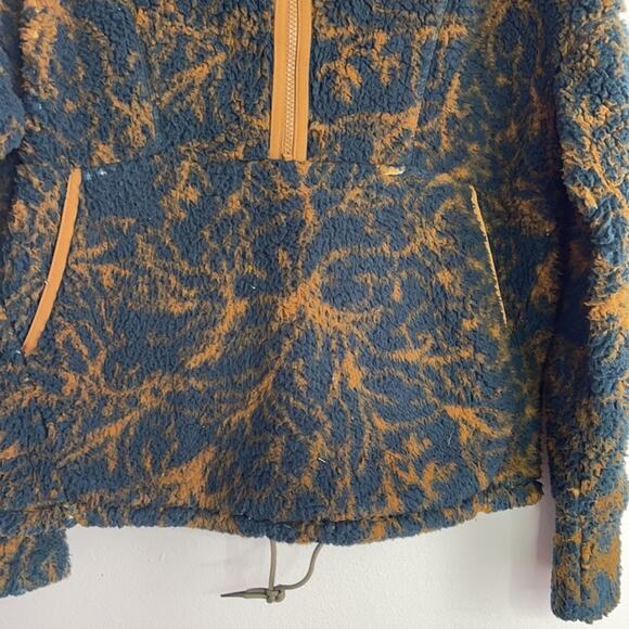 Prana Polar Escape 1/4 zip teddy plush hooded pullover sweatshirt sz XS - Picture 4 of 10